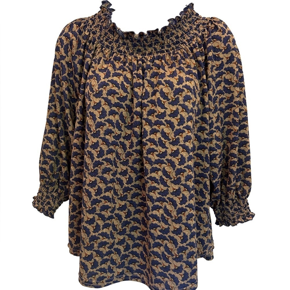 Melloday Perfect Fall Blouse wear on or off shoulder